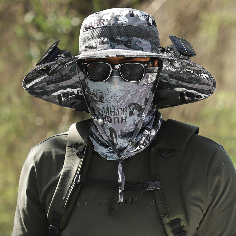 "CHILLTOP" SOLAR POWERED FAN HAT (UNISEX 1 SIZE FITS ALL)